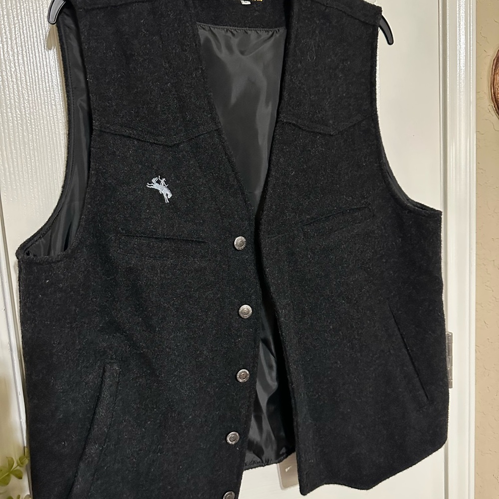 Black Wool Jacket - image 2